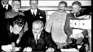 23rd August 1939: Nazi-Soviet Pact signed by Molotov and Ribbentrop