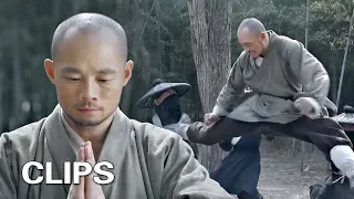 Invincible warrior monk meets his fated nemesis #Clip #TheGreatShaolin