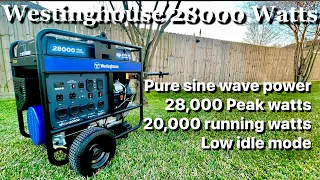 Westinghouse WGen20000 999 cc OHV V-Twin engine, CAN IT POWER YOUR😱 ENTIRE HOUSE? Generator Review.