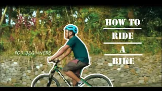 How to ride a bike - Tagalog tutorial