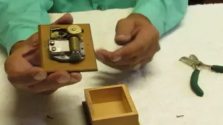 Part 2 - How to Repair or Restart an "over wound" music box movement MusicBoxMaker Video