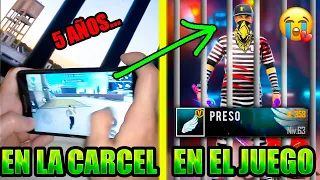 ESTOS SON LOS 5 JUGADORES DE FREE FIRE QUE JUEGAN DESDE LA CARCEL *ARREPENTIDOS*