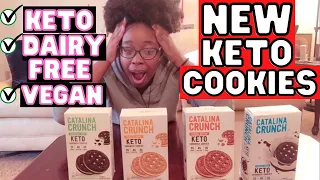 NEW Catalina Crunch Keto Sandwich Cookies I Keto, Dairy Free, Vegan Cookies