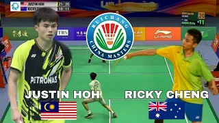 Ruichang China Master 2023 | Justin Hoh (MAS) 🆚 Ricky Cheng (AUS) - R32