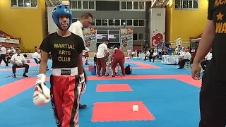 Laith Khodroj VS Hungarian fighter -42 kg light contact European Championships WAKO