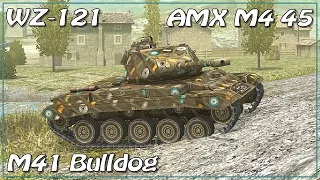 AMX M4 45 • M41 Bulldog • WZ-121 • WoT Blitz *SR