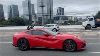 Ferrari F12 Com escapamento Capristo Acelerando Forte. *João Vilkas*