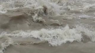 Hochwasser in München: Isar-Pegel steigt weiter ... München am 29.08.2023 Teil IV