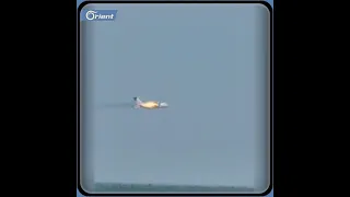 لحظة تحطم طائرة عسكرية روسية قرب موسكو
