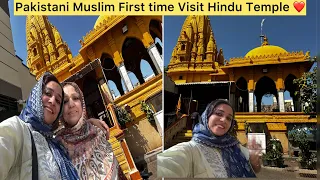 Pakistani Muslim Mother & Daughter First time Visit Hindu Temple || Seher's Vlog