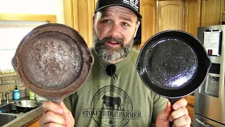 Everything you need to know about CAST IRON cookware, seasoning and restoration