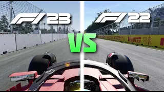 F1 23 vs F1 22 engine sound comparison