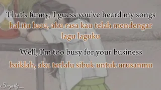 Dua Lipa - IDGAF [lyrics terjemahan indonesia]