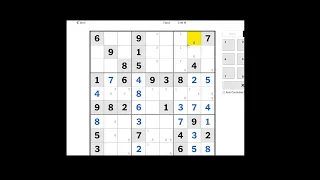 NY Times Hard Sudoku - May 14 2024 (Solution/Walkthrough)