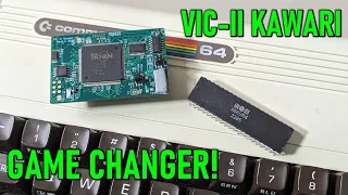 The VIC-II Kawari is a game changer for the NTSC Commodore 64