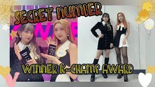 Dita Minji Secret Number K-Champ Award