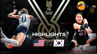 🇺🇸 USA vs. 🇰🇷 KOR - Highlights | Women's OQT 2023