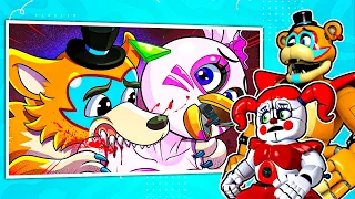 Glamrock Freddy is a WEREWOLF?! REACT with Circus Baby