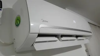 Midea Mission 24 inverter, potrosnja (grejanje) na spoljasnjoj temperaturi +1°C.