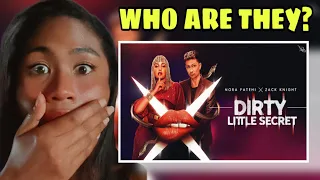 FIRST TIME REACTING TO Dirty Little Secret - Nora Fatehi x Zack Knight (EXCLUSIVE Music Video)