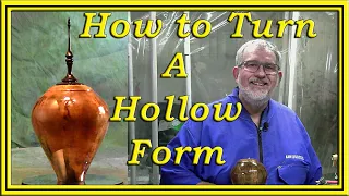 Woodturning a Hollow Form By Dean's Woodworking #woodturning  #woodturningforbeginners #hollowform