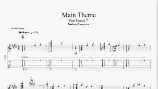 Final Fantasy VII - Main Theme (tab)