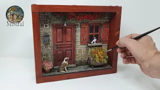 Build a Diorama in a Box DIY - 1/16 scale