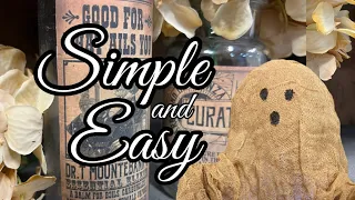 DIY Floating Ghost | Easy Craft | Apothecary Jars | Simple Crafts