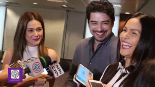 WATCH: Bea, Ian and Iza, bibida sa teleseryeng The Second Wife