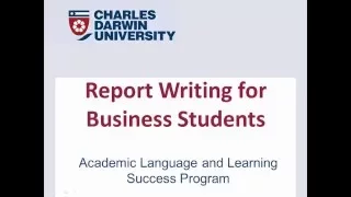 Report writing for business students