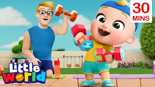 Stay Healthy and Exercise Song + More Kids Songs & Nursery Rhymes by Little World