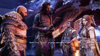 Разоблачение Тюра и смерть Брока: God of War: Ragnarok (2022) Момент из игры