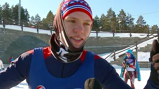 На лыжном чемпионате области журналист гонялся за спортсменами по трассе и катался кубарем с трассы