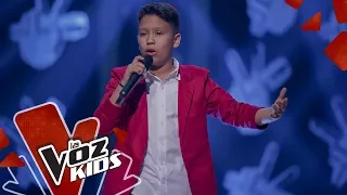 Joseph Mael sings Hoy Tengo Ganas de Ti - Blind Auditions | The Voice Kids Colombia 2019