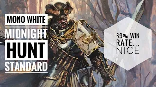 69% WIN RATE?! Mono White Aggro | Magic The Gathering Arena Midnight Hunt Standard | KaeroMTG