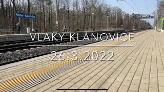 Vlaky Klánovice 26.3.2022