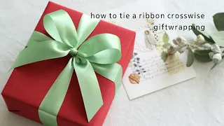 Eng) 실패하지 않는 십자리본 예쁘게 묶는법| 뽕긋리본의 비밀 🤩| 25년차 포장디자이너 노하우 - Ribbon Secret, How to Tie a Perfect Bow