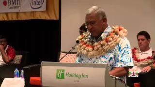 Fijian Prime Minister Voreqe Bainimarama Launches Digital Literacy Frame work.