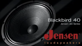 Jensen Speakers presents: The Blackbird 40. A new 12" AlNiCo guitar speaker in the Jet Series!