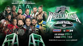 Undisputed WWE Tag Team Championship Six-Pack Tag Team Ladder Match - WWE 2K24 Prediction Match