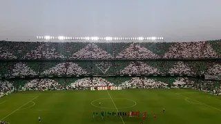 BRUTAL. Real Betis vs Sevilla FC - Himno del Betis cantado por más de 53.000 almas verdiblancas.