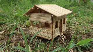 Diy bamboo stick house