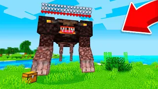 Я НАШЕЛ СУПЕР БОССА В СВОЕМ МИРЕ В МАЙНКРАФТ - БАЗА ЛОВУШКА ! Алексбой Minecraft