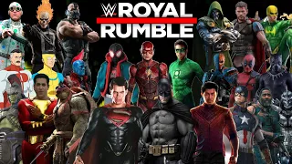 30 Man Superheroes (2021) Royal Rumble Epic Match  // WWE 2K20 1080p HD GAMEPLAY