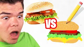 REAL LIFE vs. DRAWING CHALLENGE! (Skribbl.io)