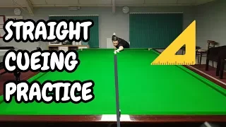 Snooker Straight Cueing - Improve Your Snooker Cueing