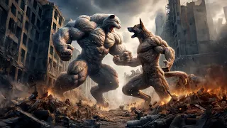 Strong Big Cat vs Strong Big Dog #aicat #catstory