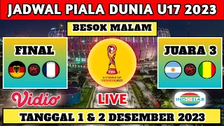 jadwal piala dunia u17 2023 - jadwal final piala dunia u17 2023 - jerman vs prancis - info sepakbola