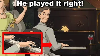 They Animated the Piano Correctly!? (The Wind Rises)