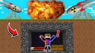 Nuclear Bomb Vs Bunker in Minecraft!